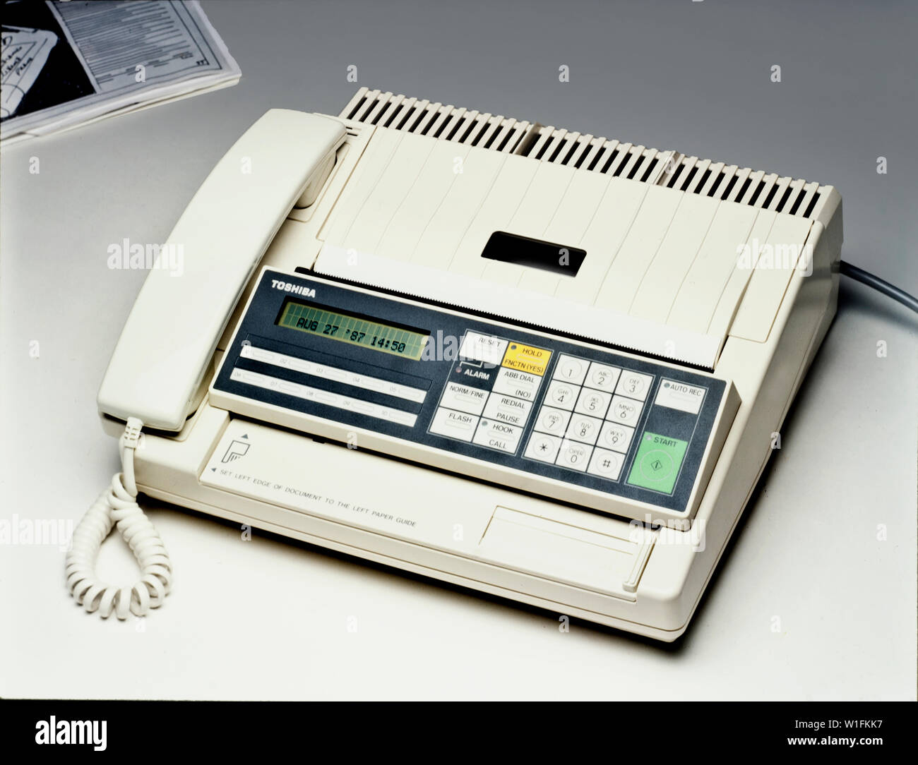 Old fax machine hi-res stock photography and images - Alamy