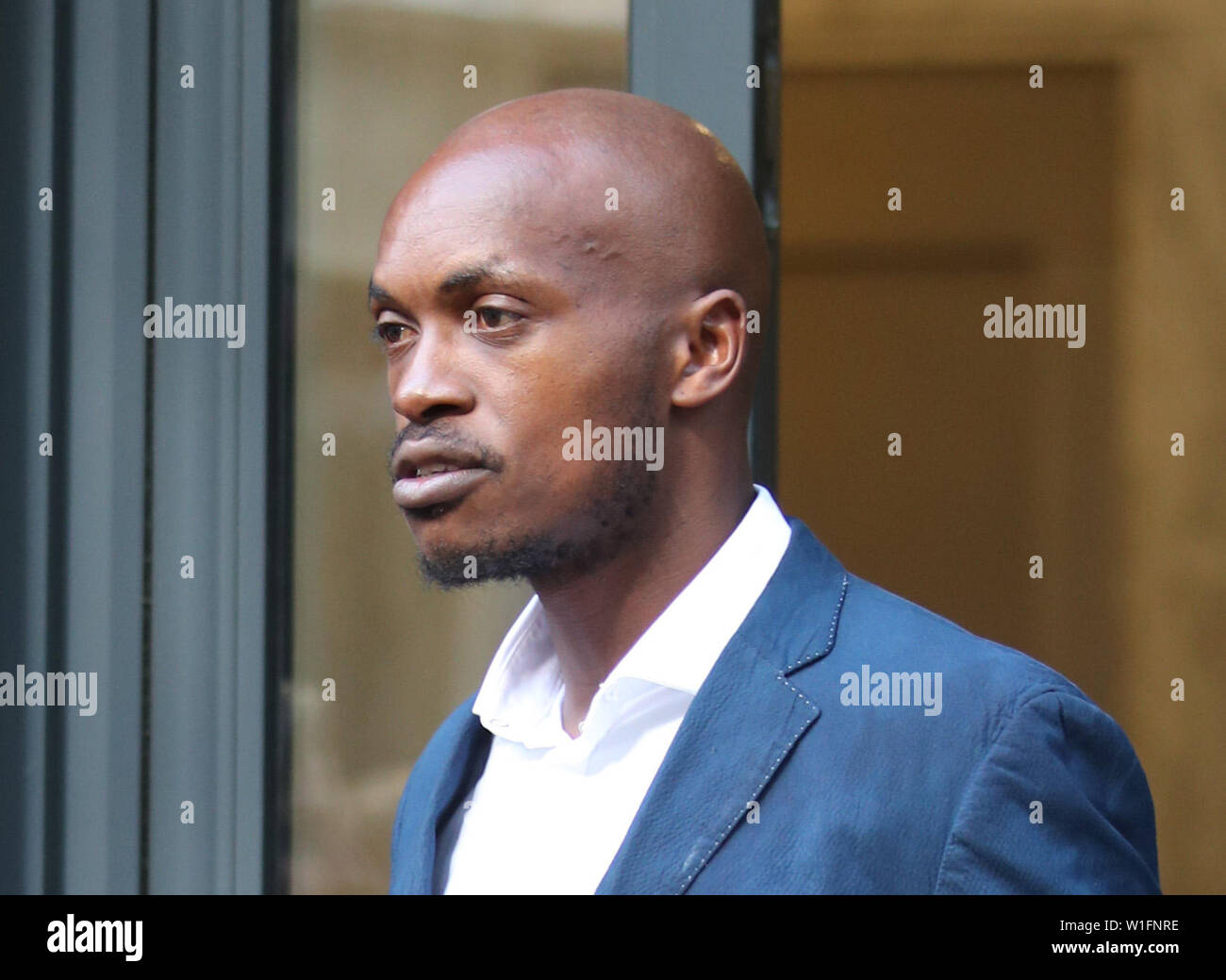 Lance Corporal Nkululeko Zulu leaving a tribunal in central London, where he and Private Hani Gue are taking the Ministry of Defence to a tribunal alleging they suffered racial discrimination and harassment, Lance Corporal Nkululeko Zulu leaving a tribunal in central London, where he and Private Hani Gue are taking the Ministry of Defence to a tribunal alleging they suffered racial discrimination and harassment,