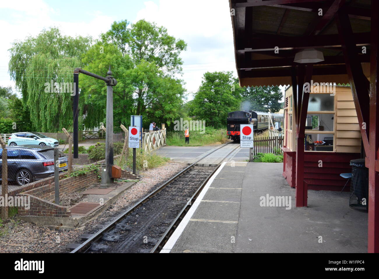 Rolvenden station in Kent Stock Photo Alamy