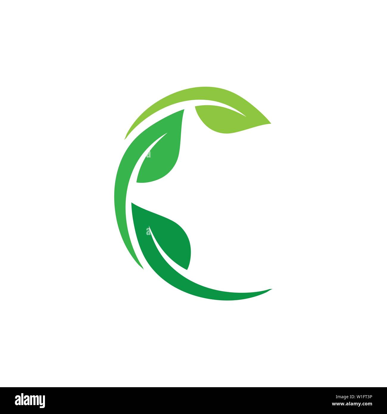 Leaf Logo vector Template Stock Vector Image & Art - Alamy