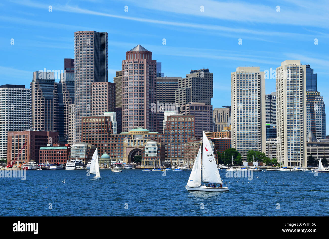 boston waterfront Stock Photo