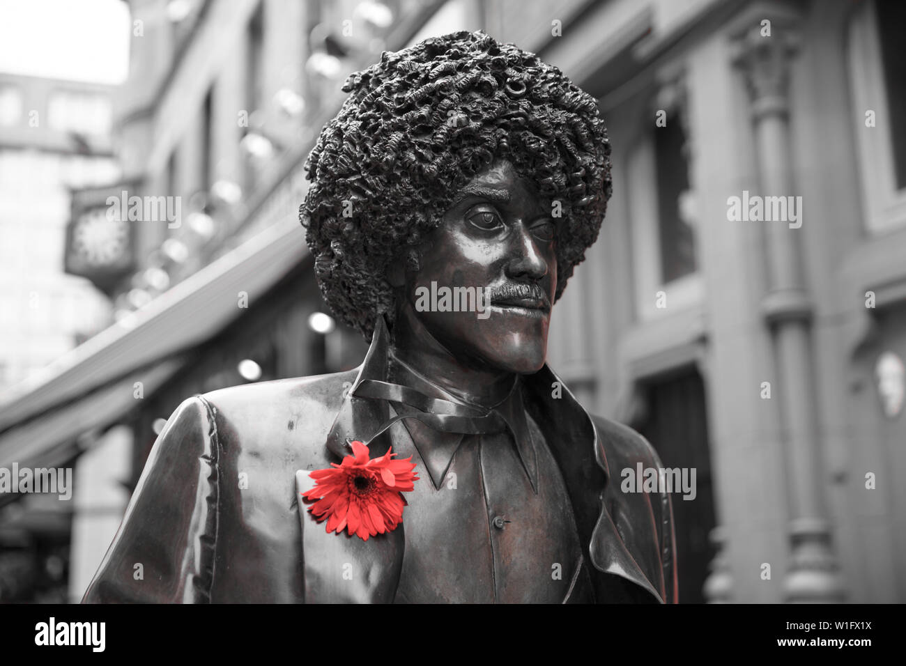 Phil Lynott Statue, Dublin, Ireland Stock Photo Alamy