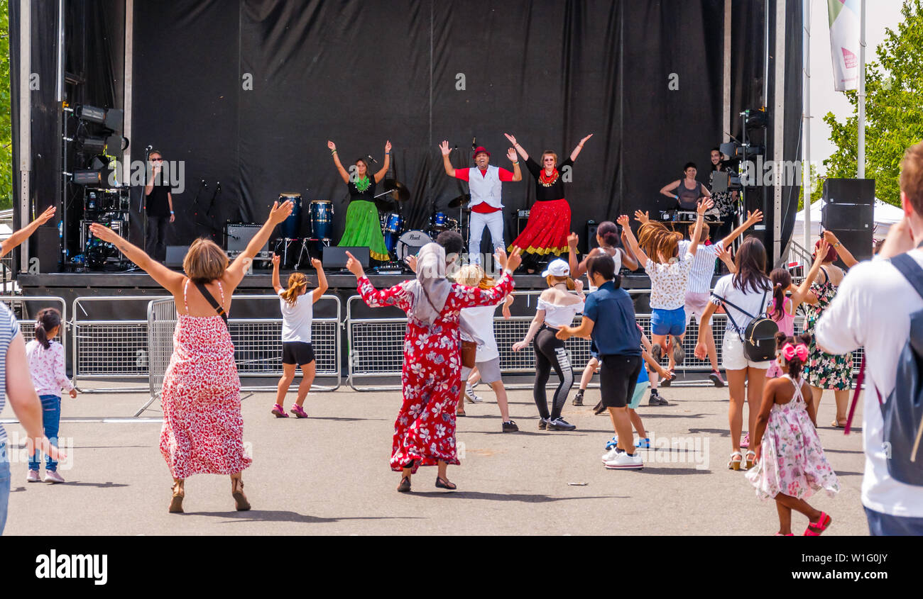 London, UK - JUNE 23, 2019: Jay Kumar - Bollywood Dance Stock Photo - Alamy
