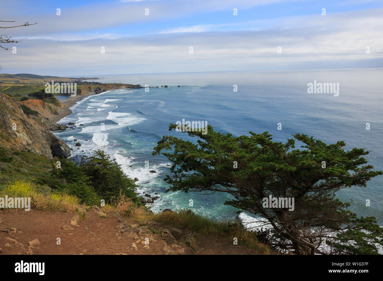 Highway 1 california santa monica hi-res stock photography and images ...
