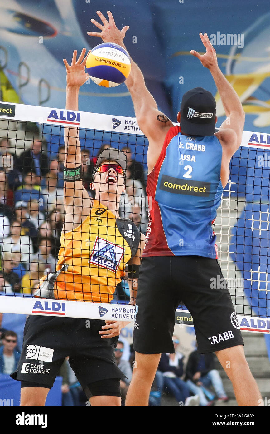 02 July 2019, Hamburg Beach Volleyball, World Championship, Rothenbaum