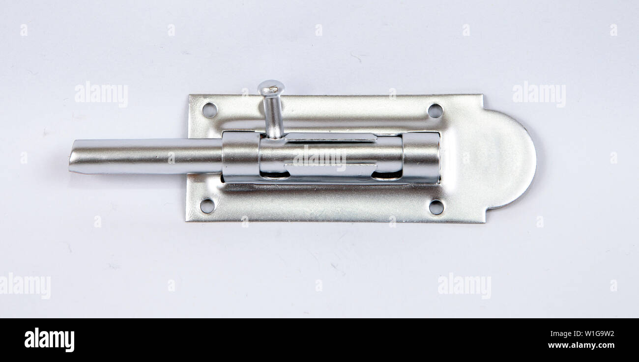 latch copper (door lock fastening) color isolated on white background