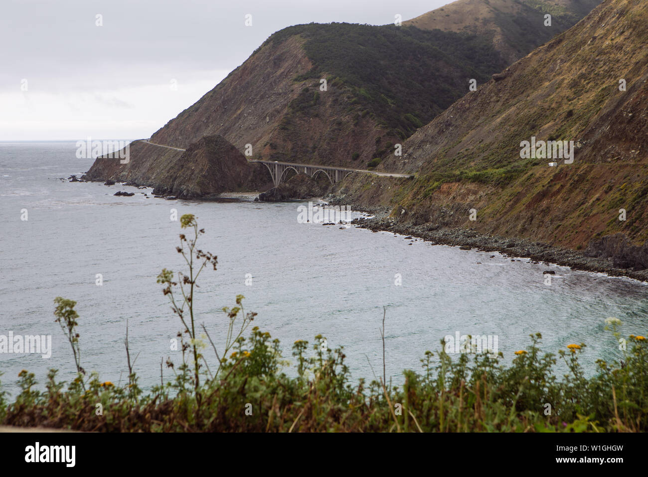 California highway 1 view hi-res stock photography and images - Alamy