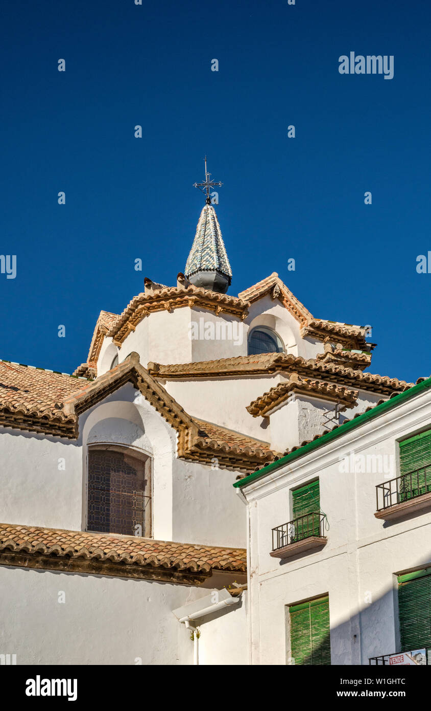 Iglesia de la Asuncion, 16th century church in Barrio de la Villa, Old Town section of Priego de Cordoba, Cordoba province, Andalusia, Spain Stock Photo