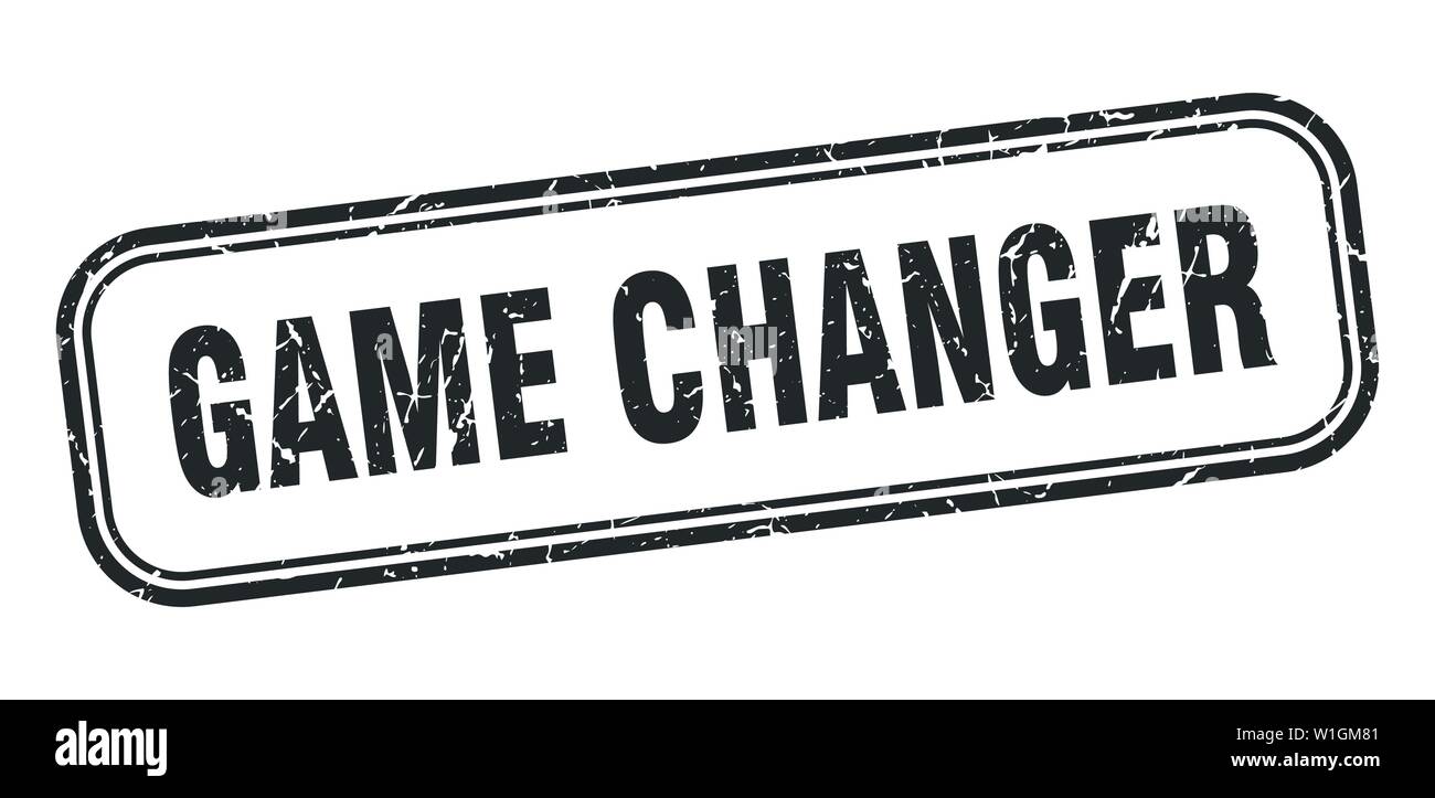game changer stamp. game changer square grunge sign. game changer Stock