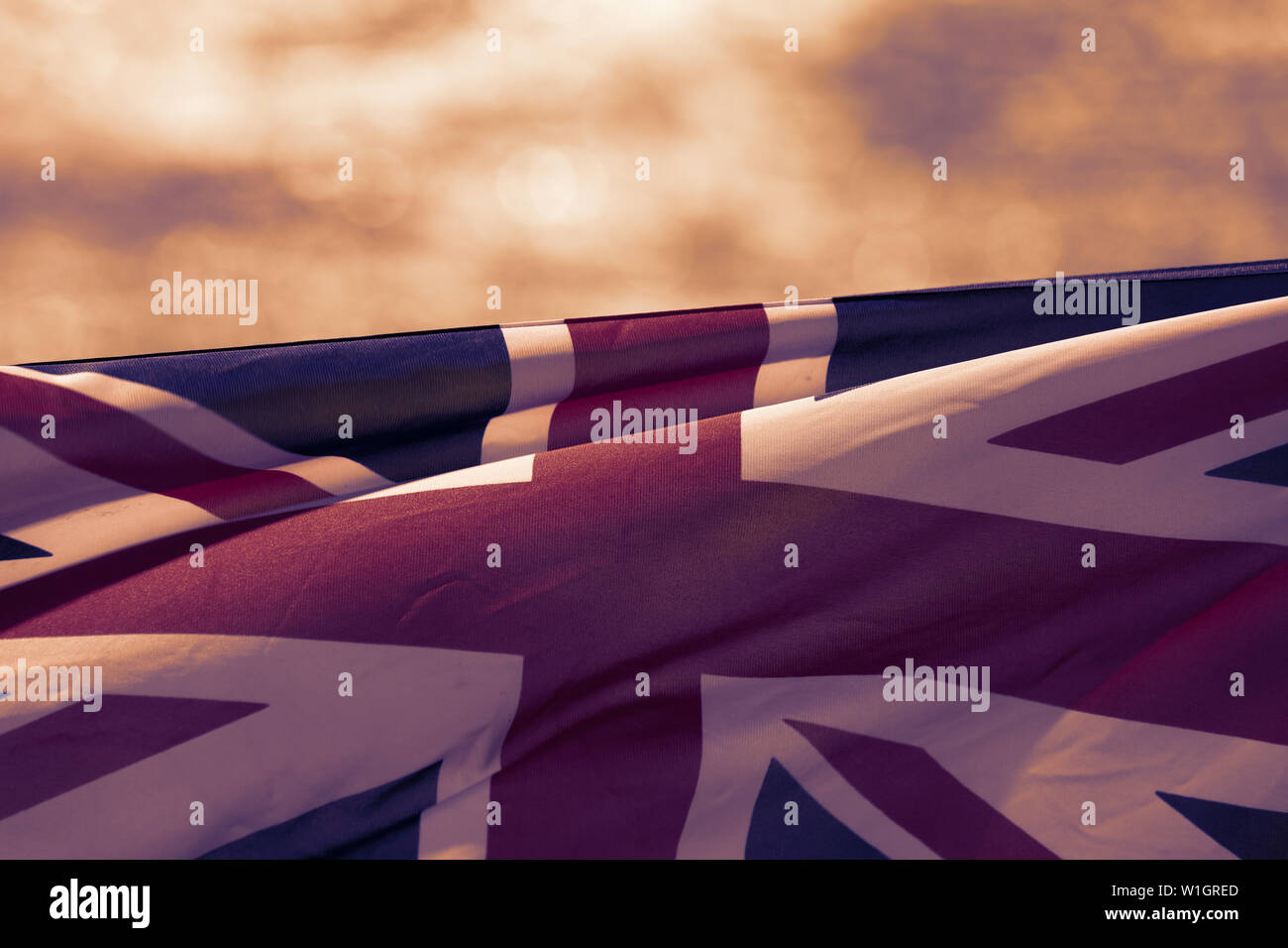 Flag New Zealand Great Britain England Stock Photo Alamy