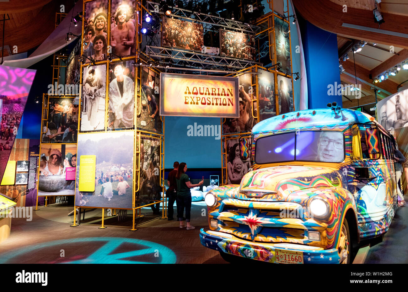 The Museum of the Woodstock Festival at Bethel Woods New York State USA
