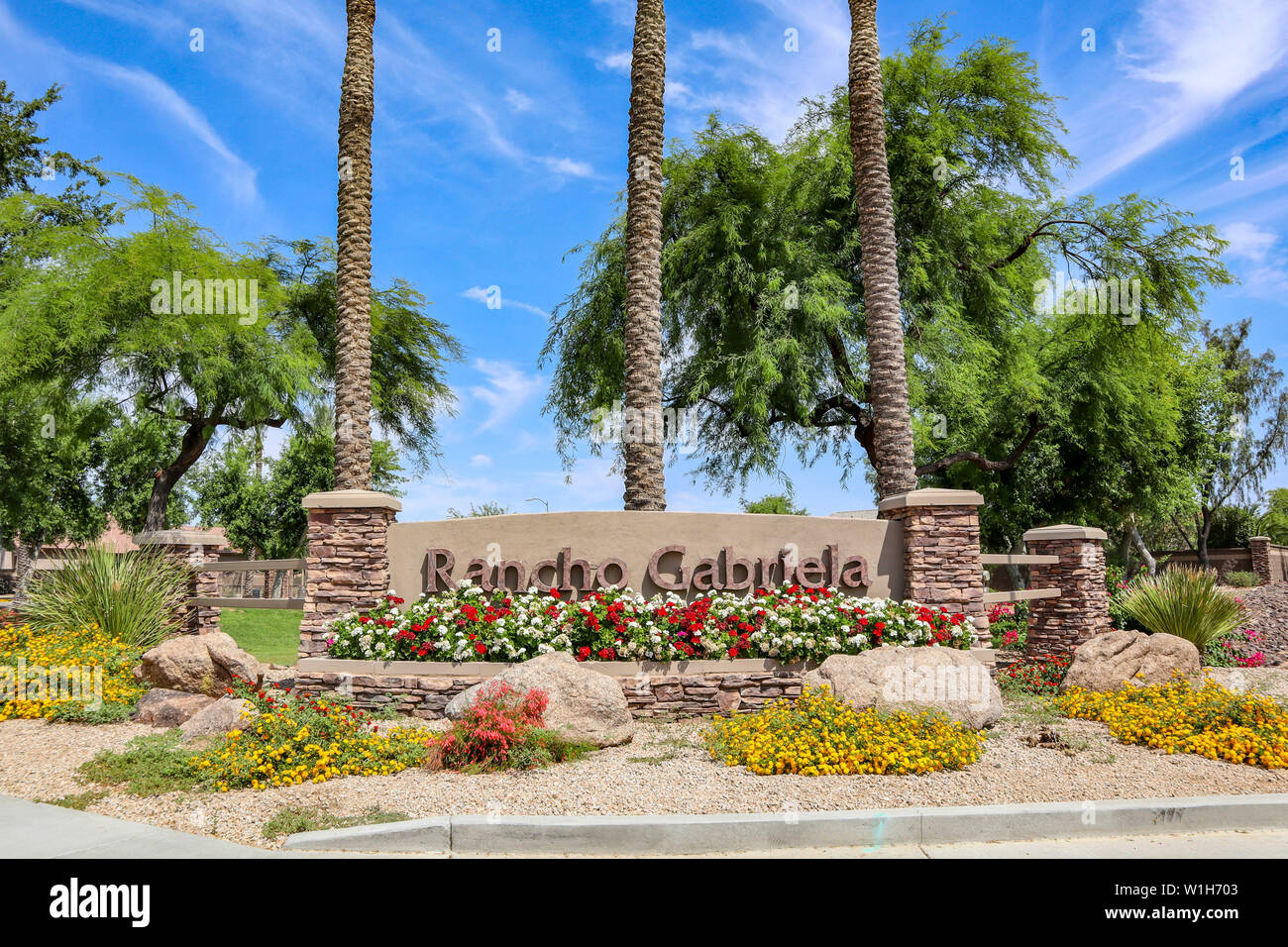 Surprise, Arizona / USA June 14, 2019 Rancho Gabriela Neighborhood