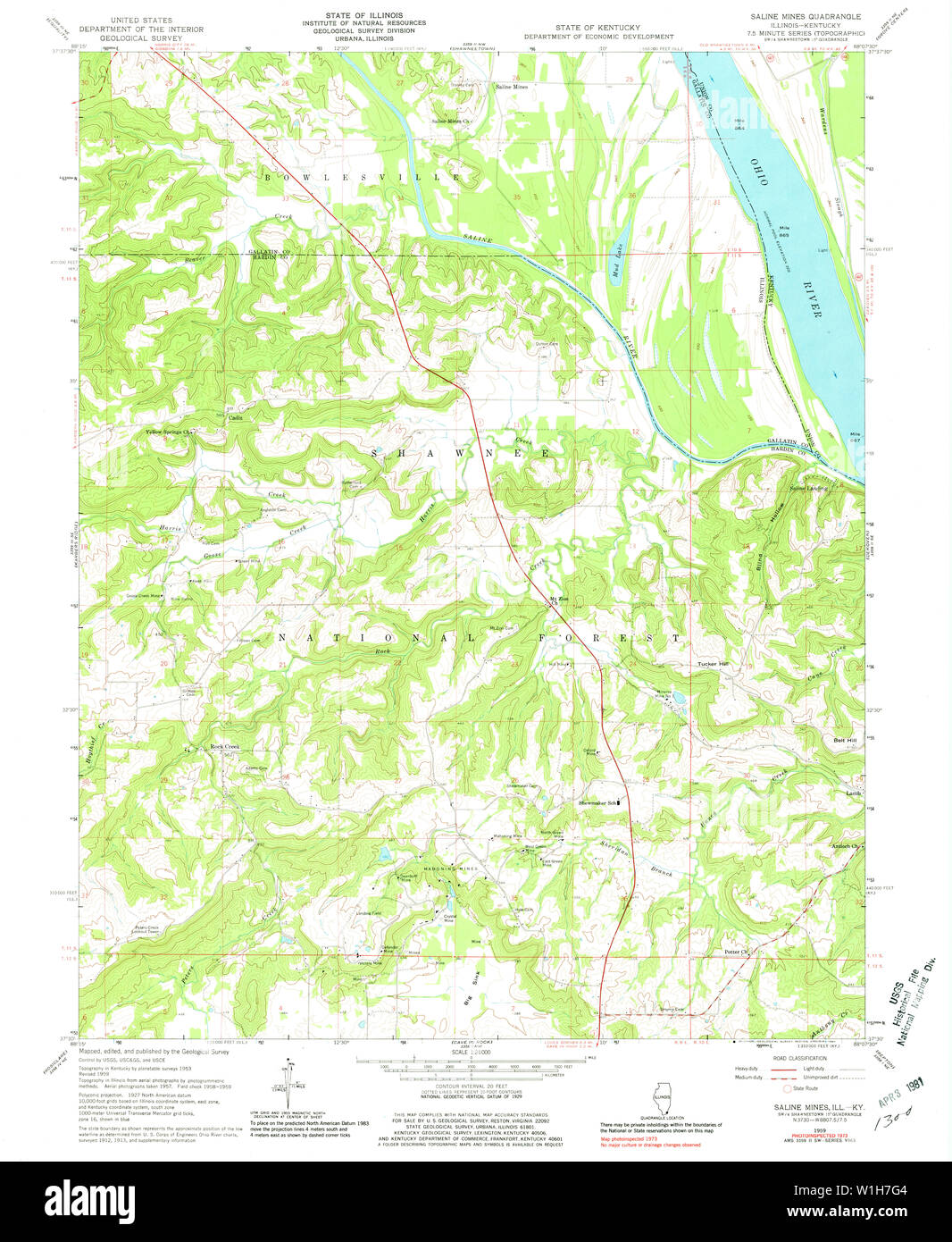 Map of saline Cut Out Stock Images & Pictures - Alamy
