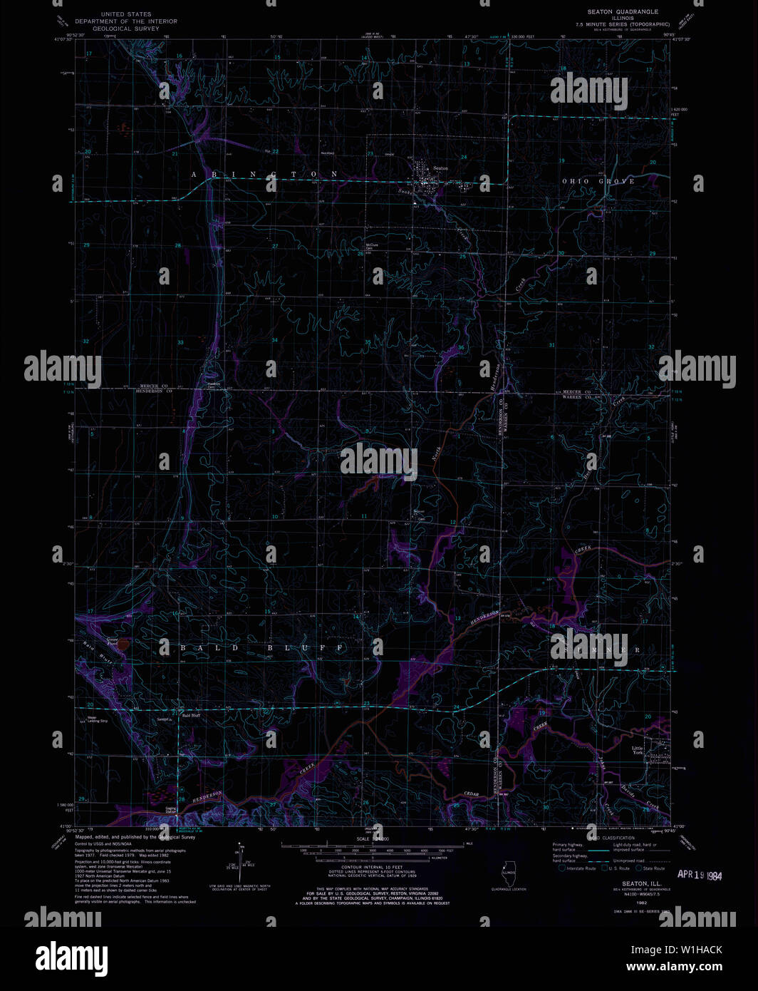 Seaton map hires stock photography and images Alamy