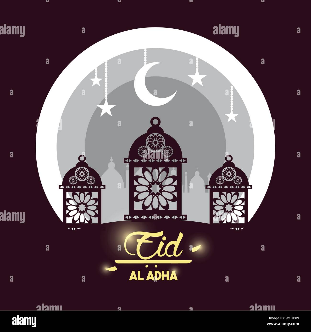 eid al adha feast of the sacrifice Stock Vector Image & Art - Alamy