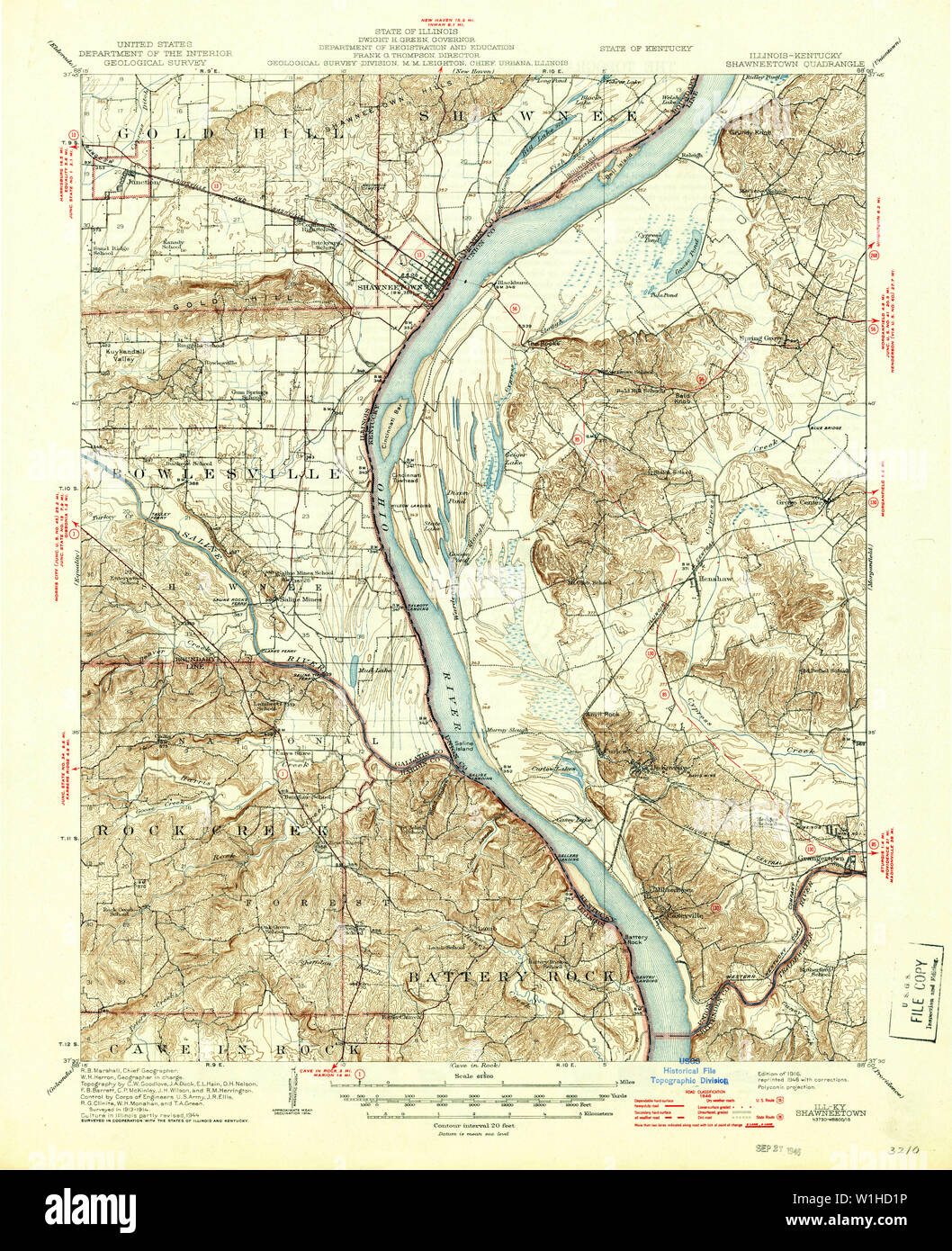 Map of shawneetown hires stock photography and images Alamy