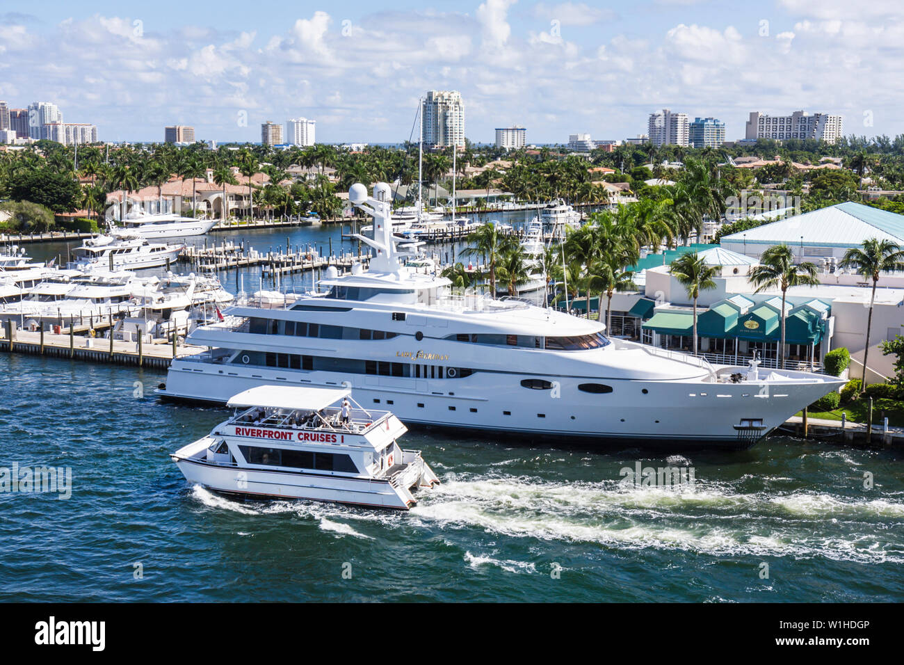 Fort Ft. Lauderdale Florida,17th Street Causeway Bridge,view