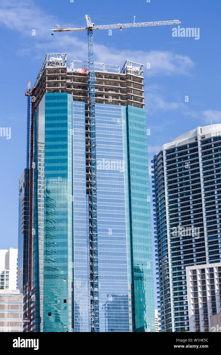 Miami Florida,downtown,prime office building,under new construction