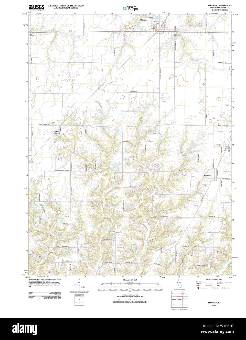 Map of shipman Cut Out Stock Images & Pictures Alamy