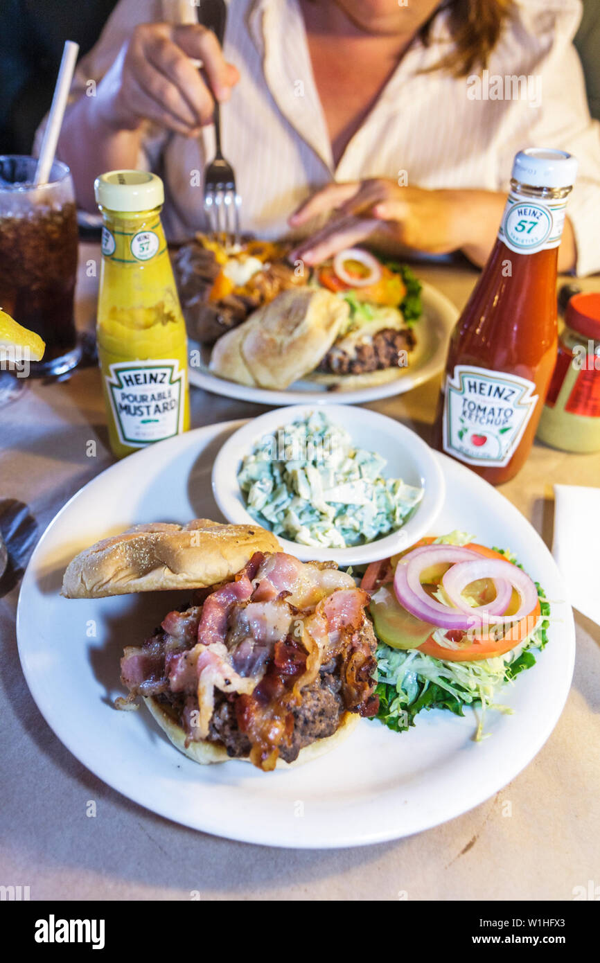 Fort Ft. Myers Florida,Estero,Ted's Montana Grill,restaurant restaurants food dining eating out cafe cafes bistro,service,cuisine,chain,Ted Turner,Ame Stock Photo