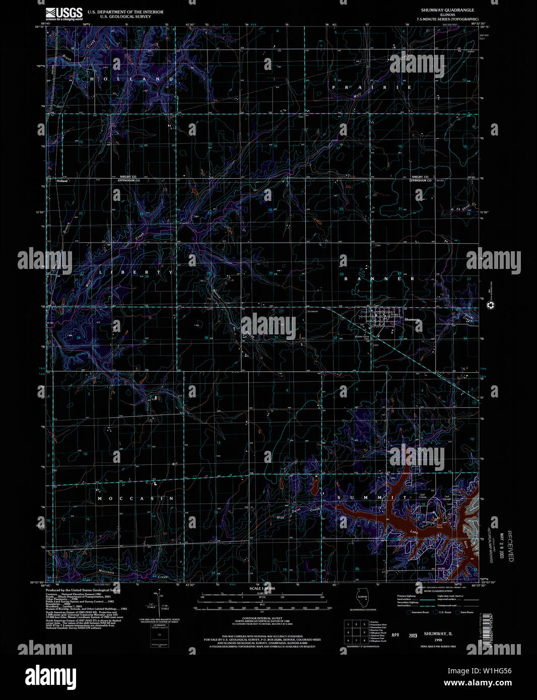 Map of shumway hires stock photography and images Alamy