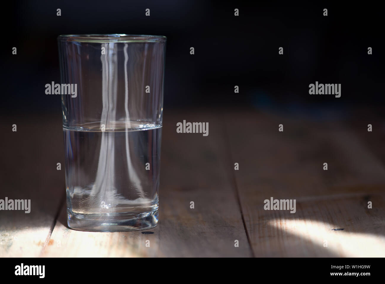 Half Full Glass Of Water High Resolution Stock Photography and Images -  Alamy