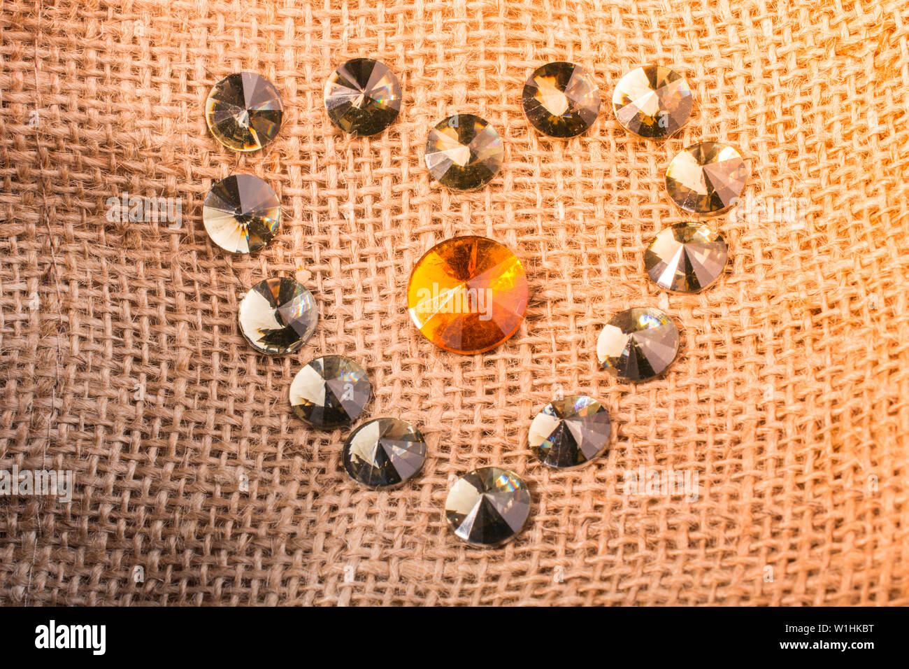 Colorful decorative objects in the shape of a heart Stock Photo Alamy