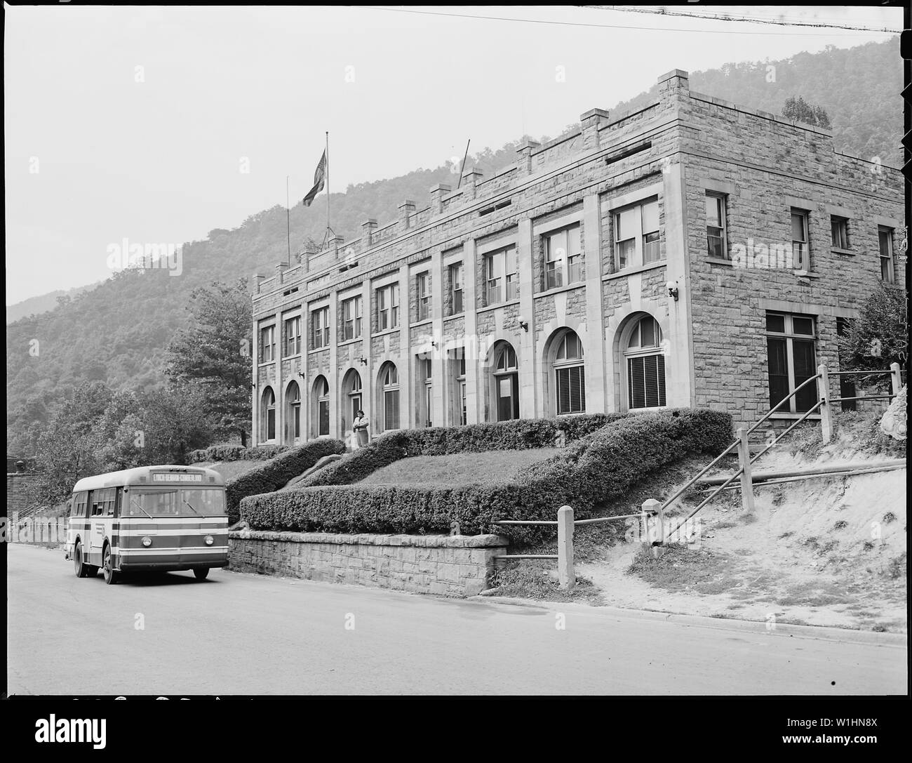 Post office and office building. U.S. Coal & Coke Company, U.S. 30