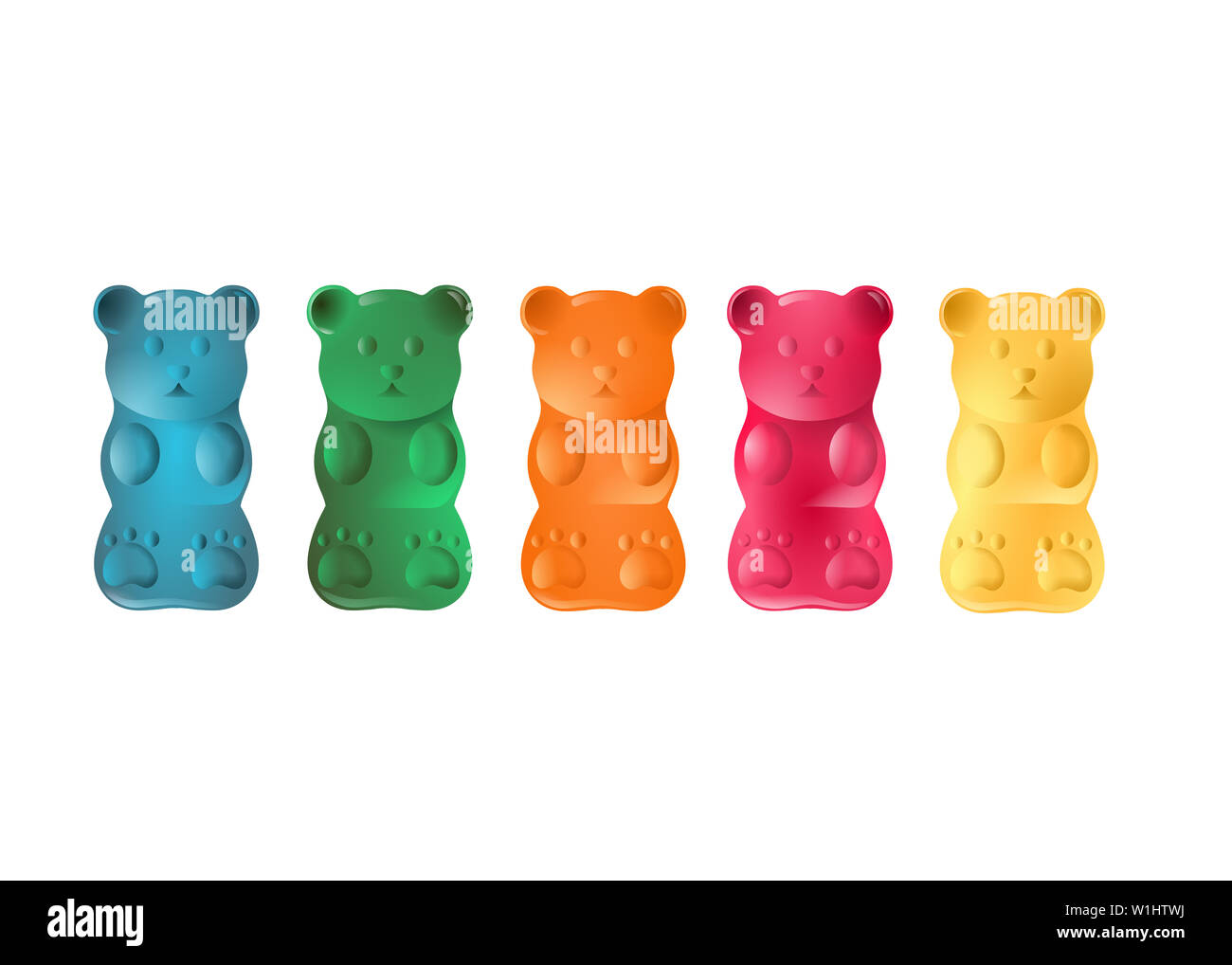 colorful gummy bears Stock Photo Alamy