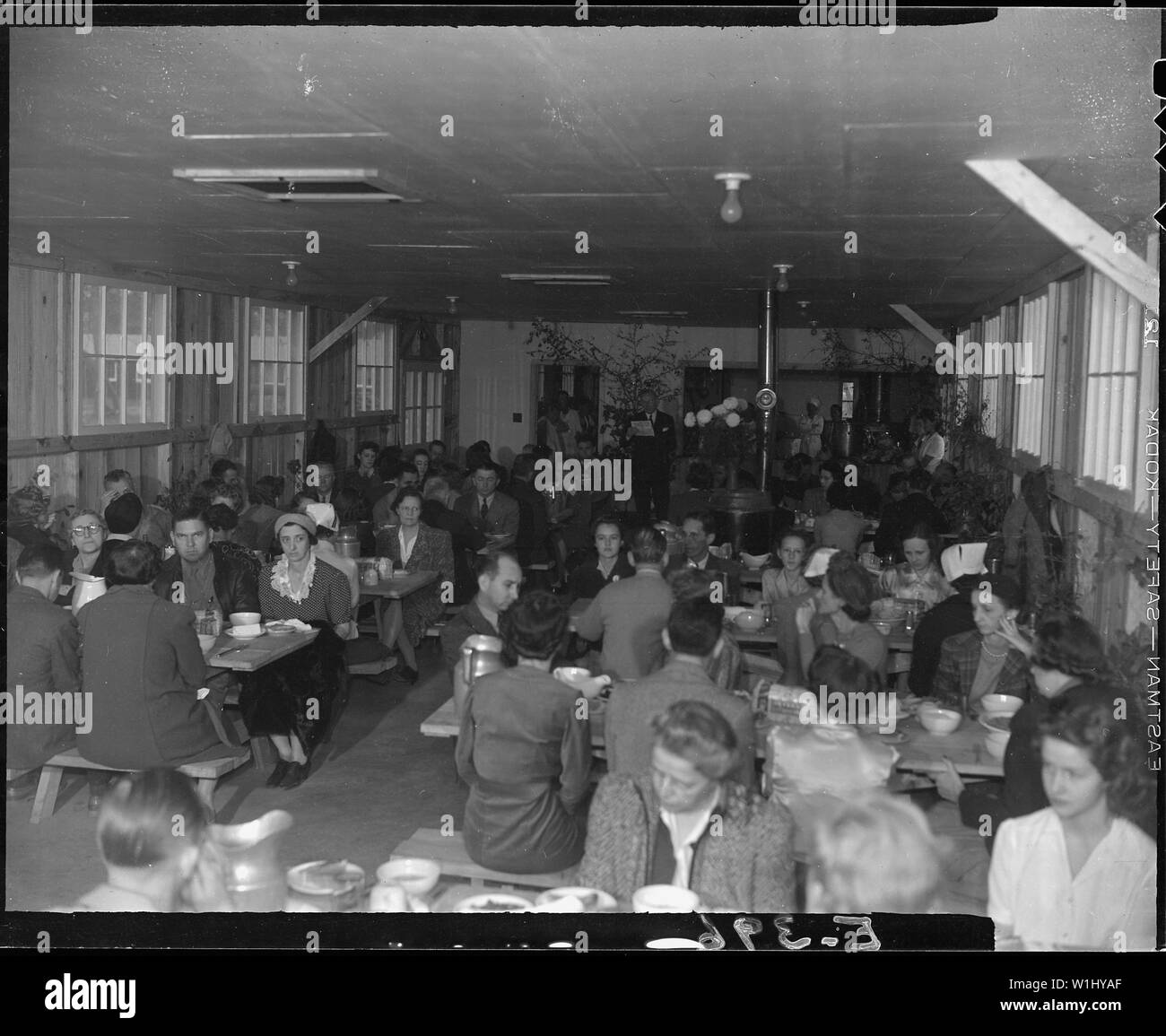 Rohwer Relocation Center, McGehee, Arkansas. The Thanksgiving day ...
