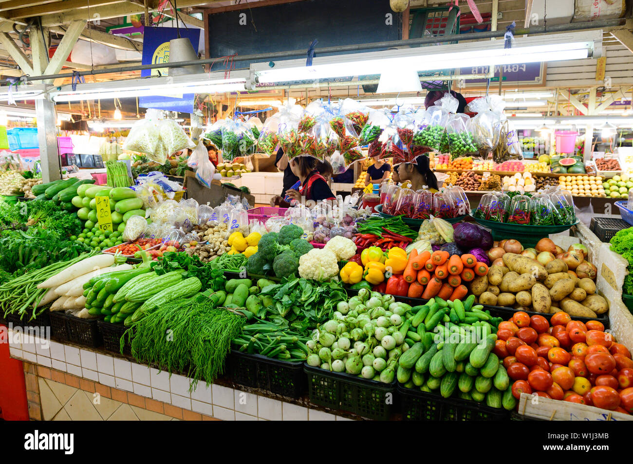 Banzaan fresh market hi-res stock photography and images - Alamy