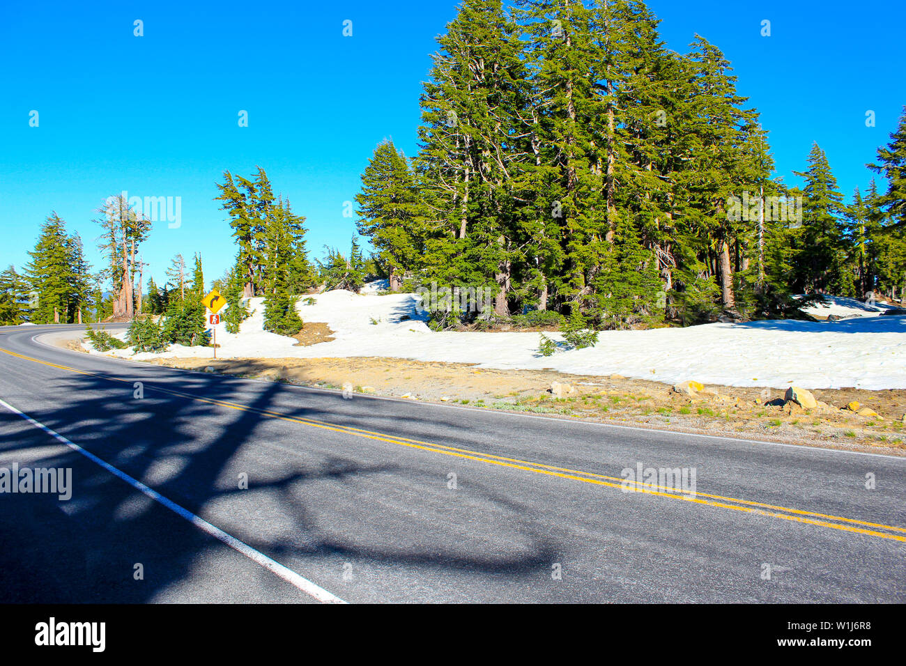 Mount Lassen (Lassen Volcanic National Park), California, USA Stock Photo