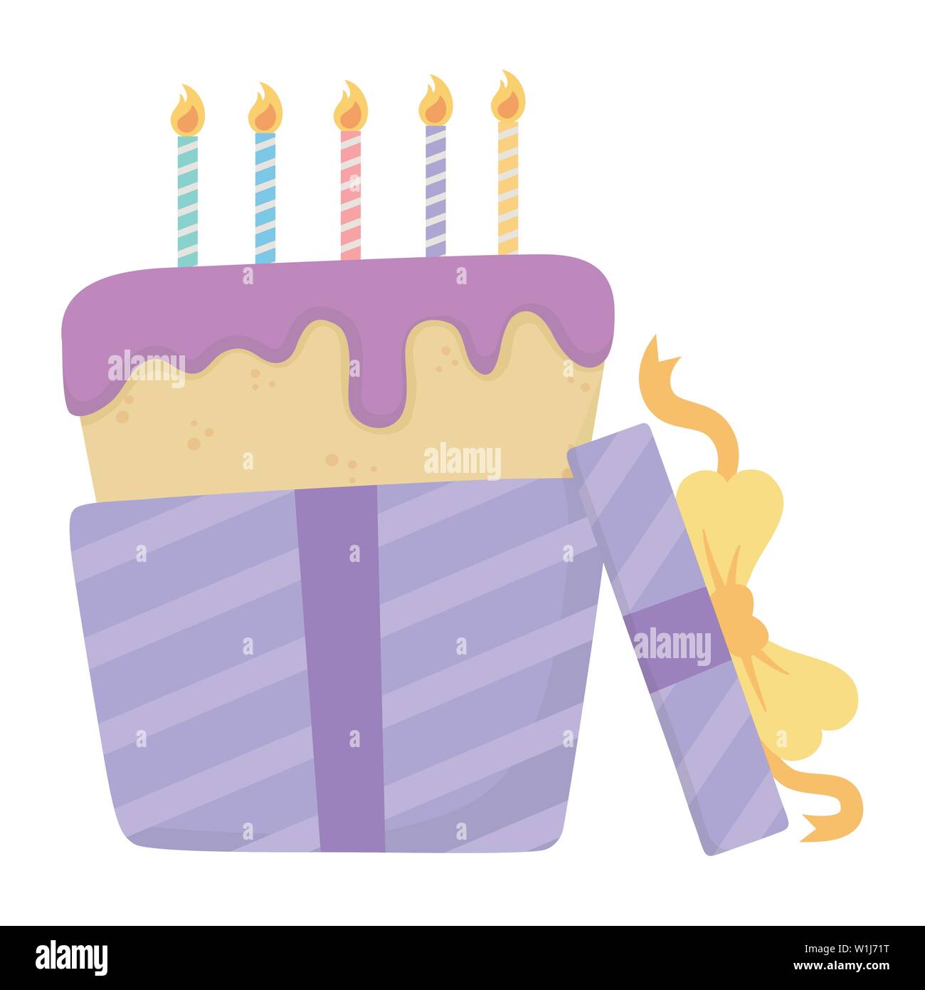 Cake Design Happy Birthday Celebration Decoration Party Festive