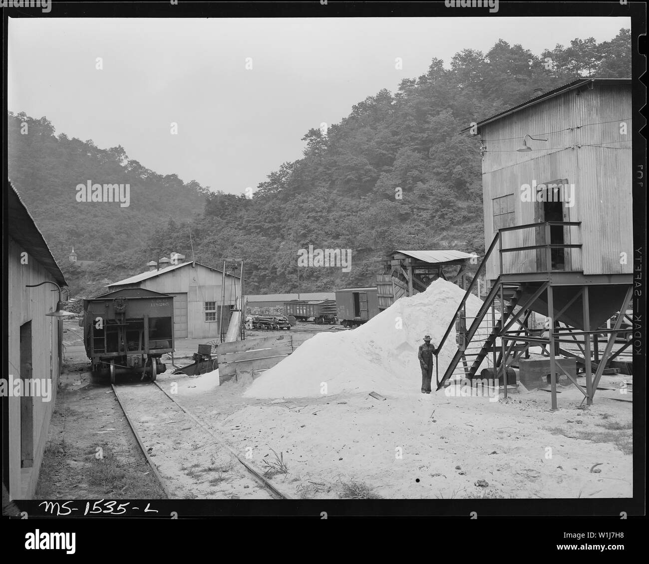Sand Drying plant. U.S. Coal and Coke Company, Gary Mines, Gary