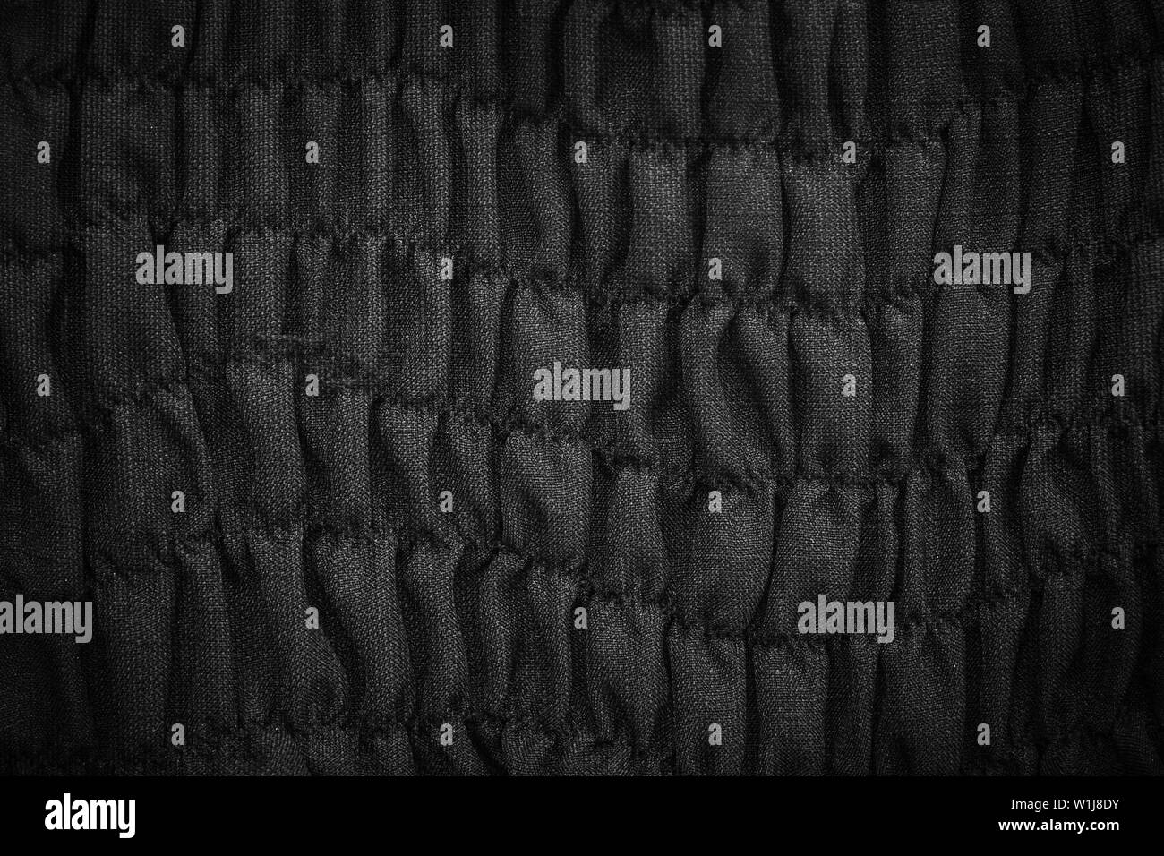 black fabric texture background Stock Photo Alamy