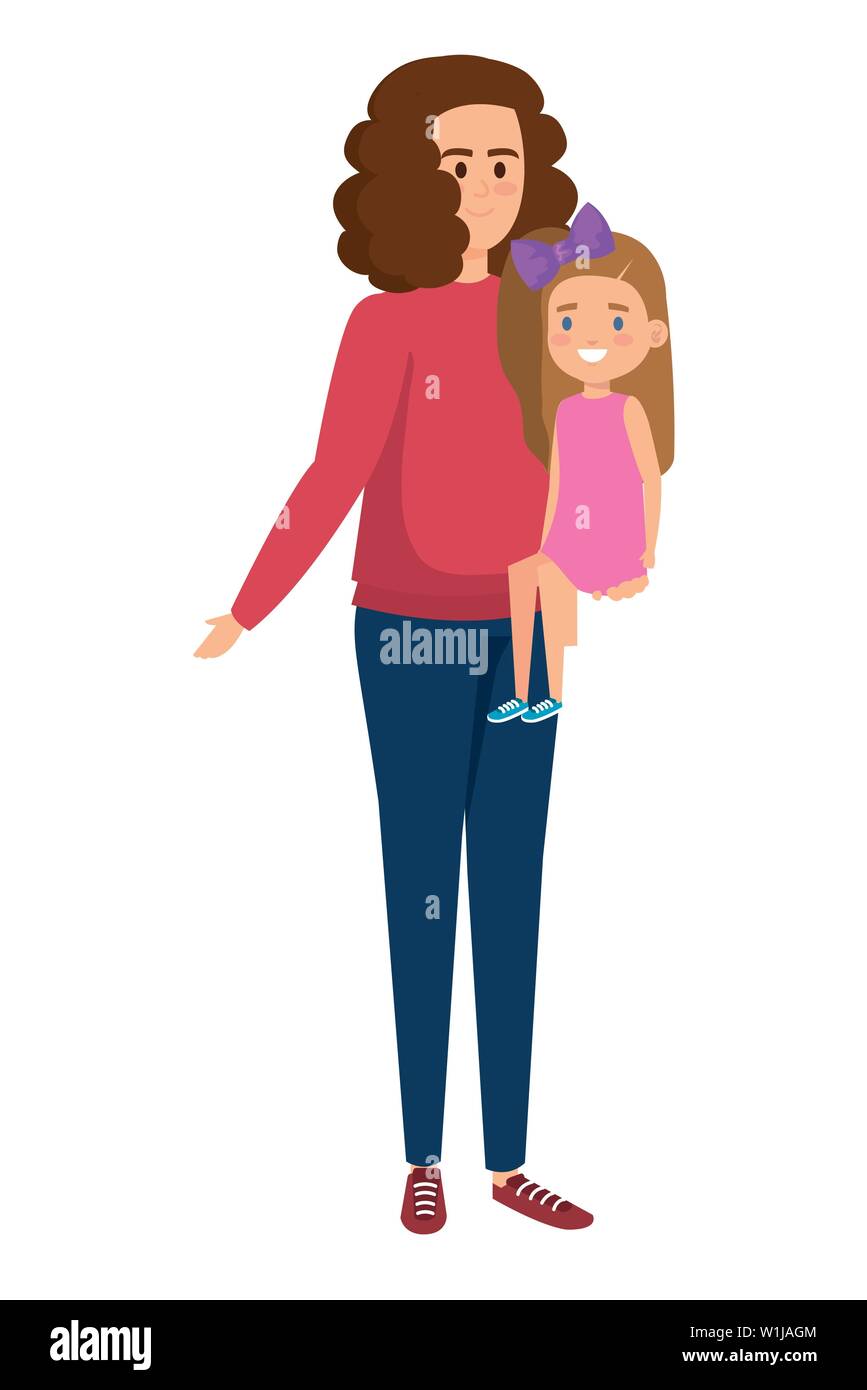 happy student girl with female teacher Stock Vector Image & Art - Alamy