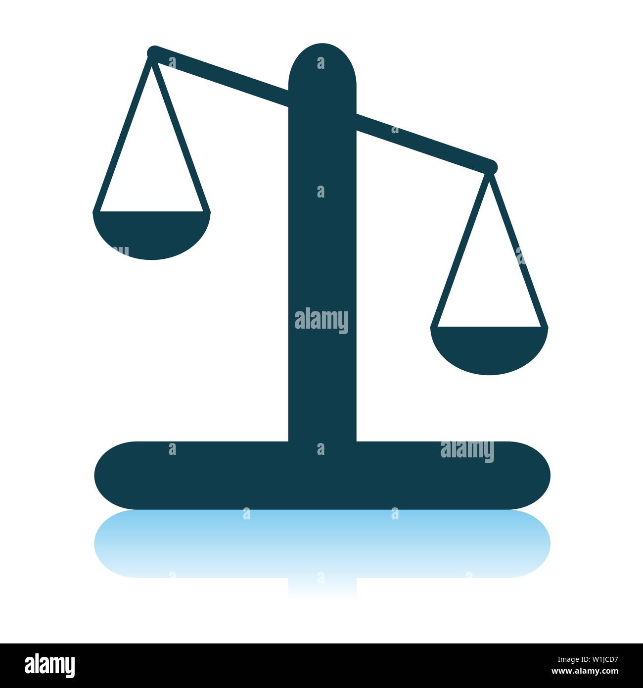 Silhouette of statue with reflection Stock Vector Images - Alamy
