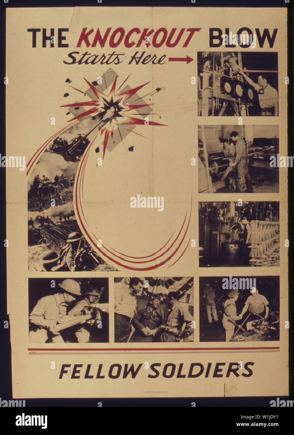 THE KNOCKOUT BLOW STARTS HERE Stock Photo Alamy