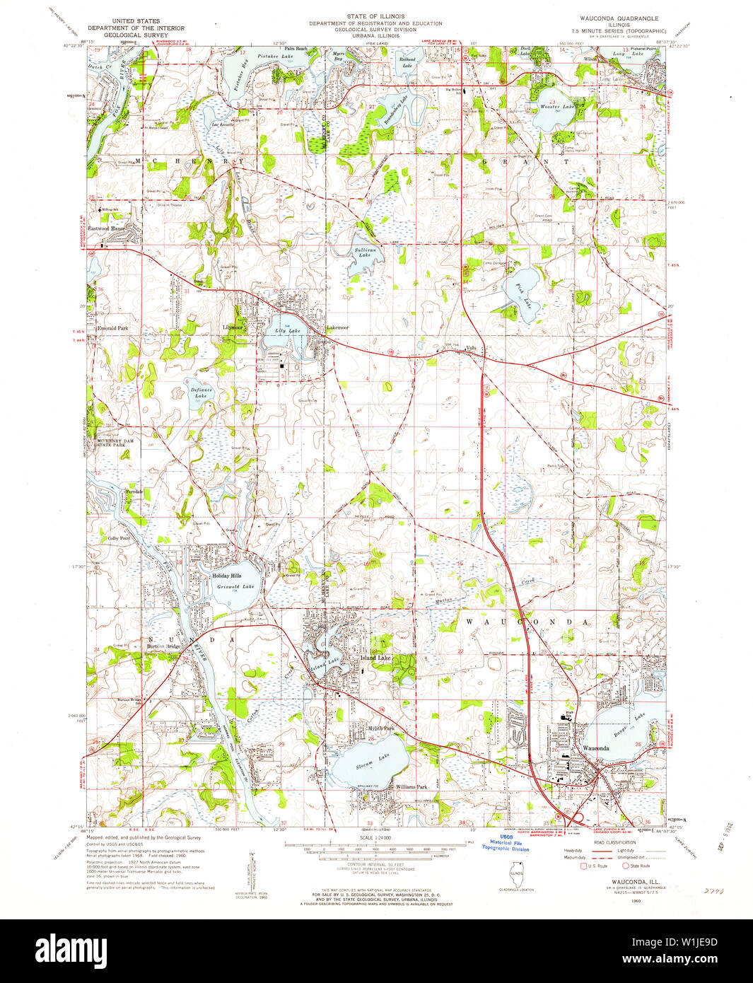Map of wauconda hires stock photography and images Alamy