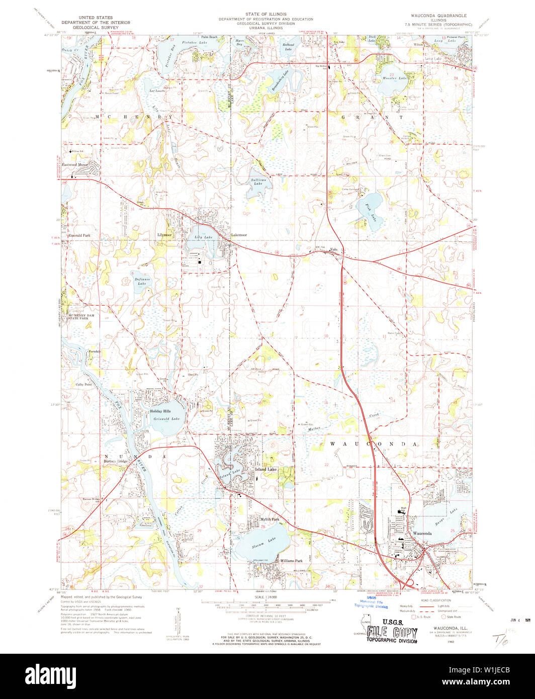 Map of wauconda hires stock photography and images Alamy