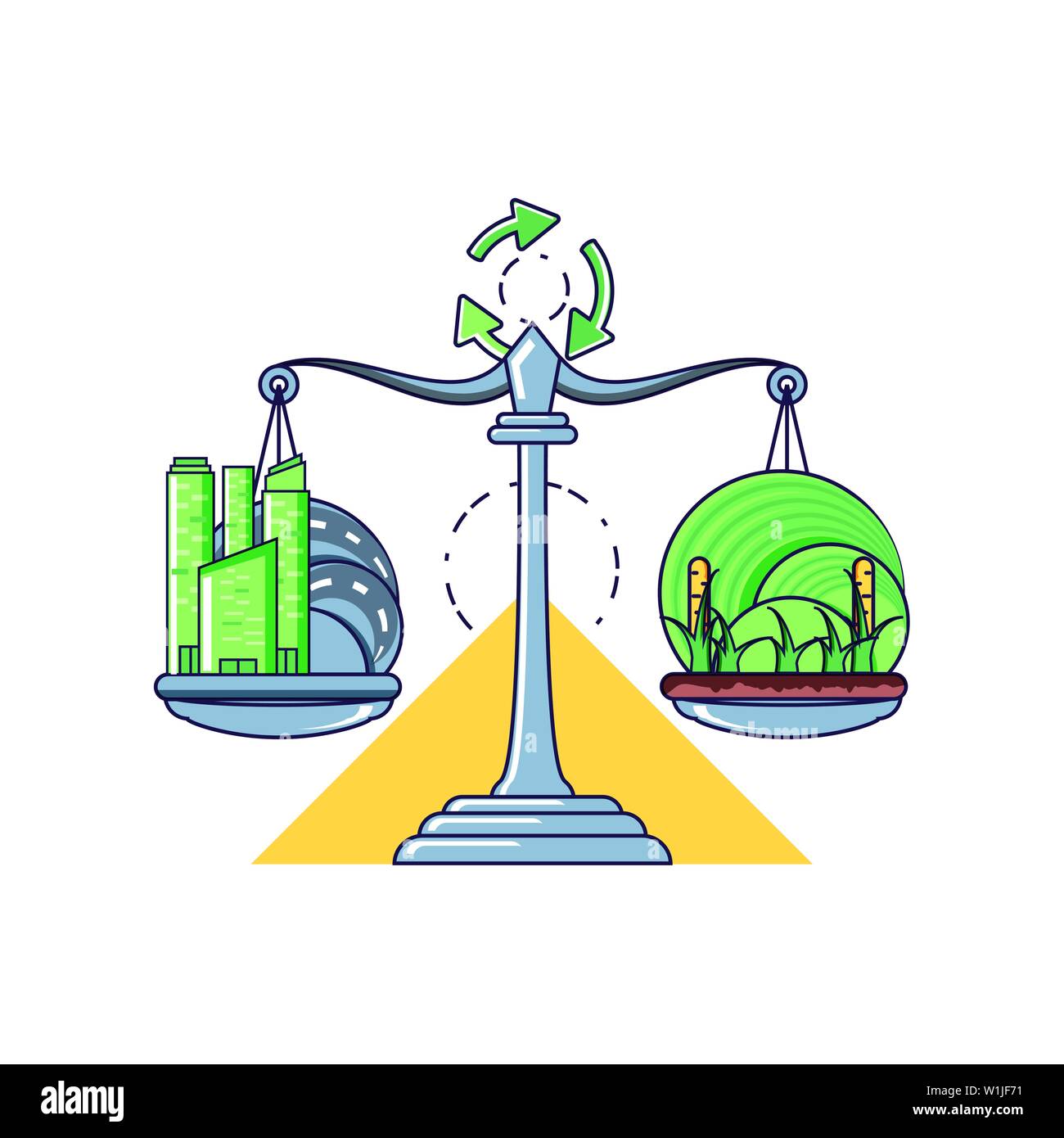 Balance design, Sustainability eco friendly green recycle ecology