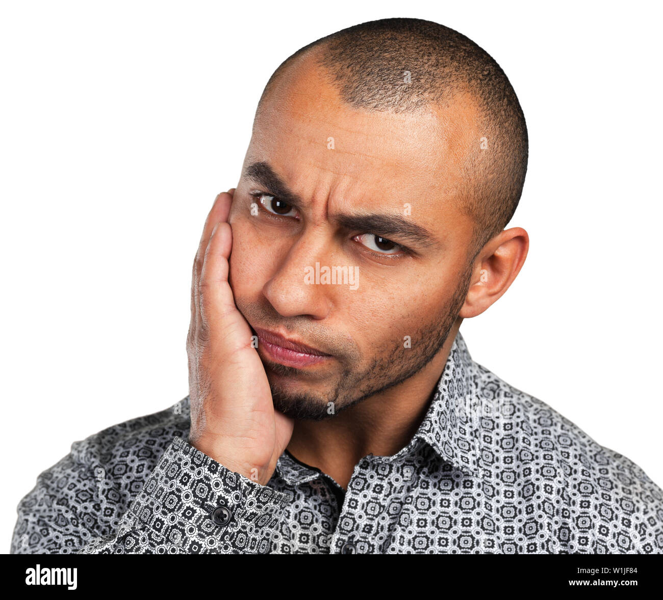 Negative emotion facial expression feeling hi-res stock photography and ...