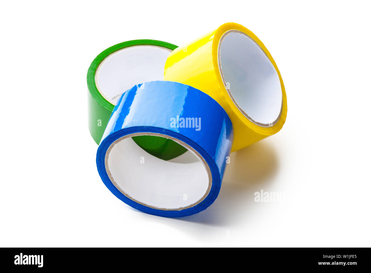 Colorrd Tape colored tape in large rolls Stock Photo - Alamy