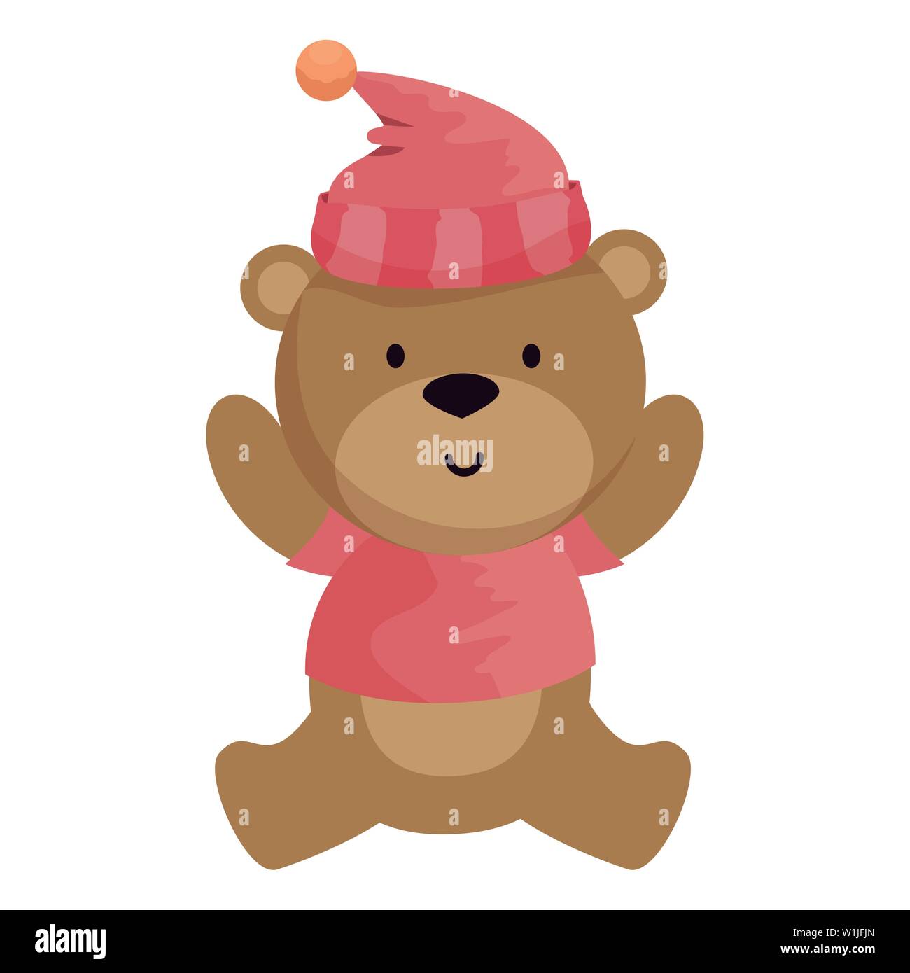 little bear teddy with hat Stock Vector Image & Art - Alamy