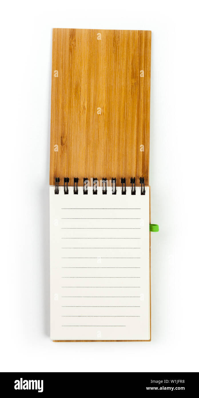 Notebook isolated on white background Stock Photo - Alamy