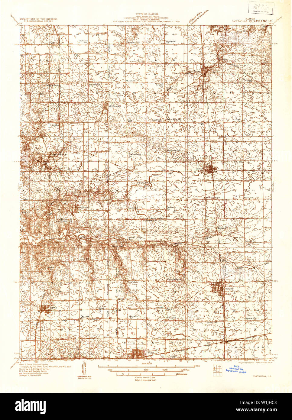 Map of wenona hires stock photography and images Alamy