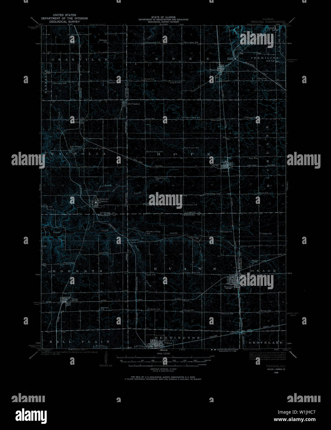 Map of wenona hires stock photography and images Alamy