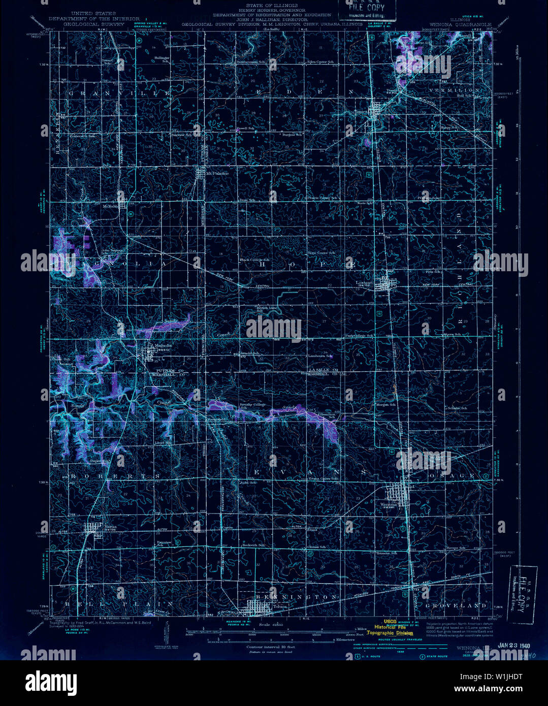 Map of wenona hires stock photography and images Alamy