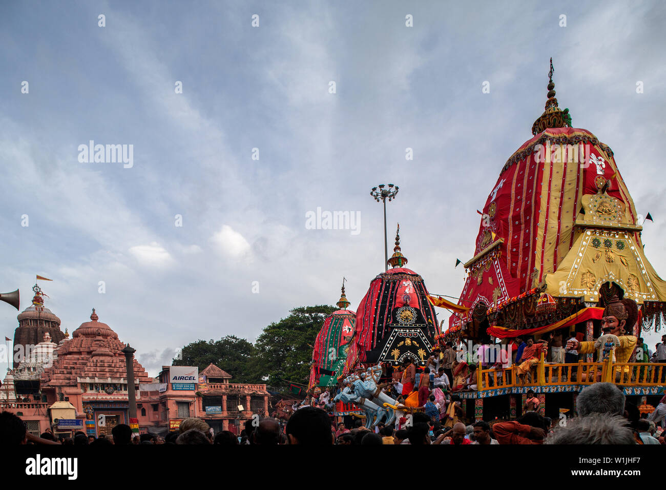 24jul2007 Lord Jagannatha Devi Subhadra Lord Baladeva ’s Rath in