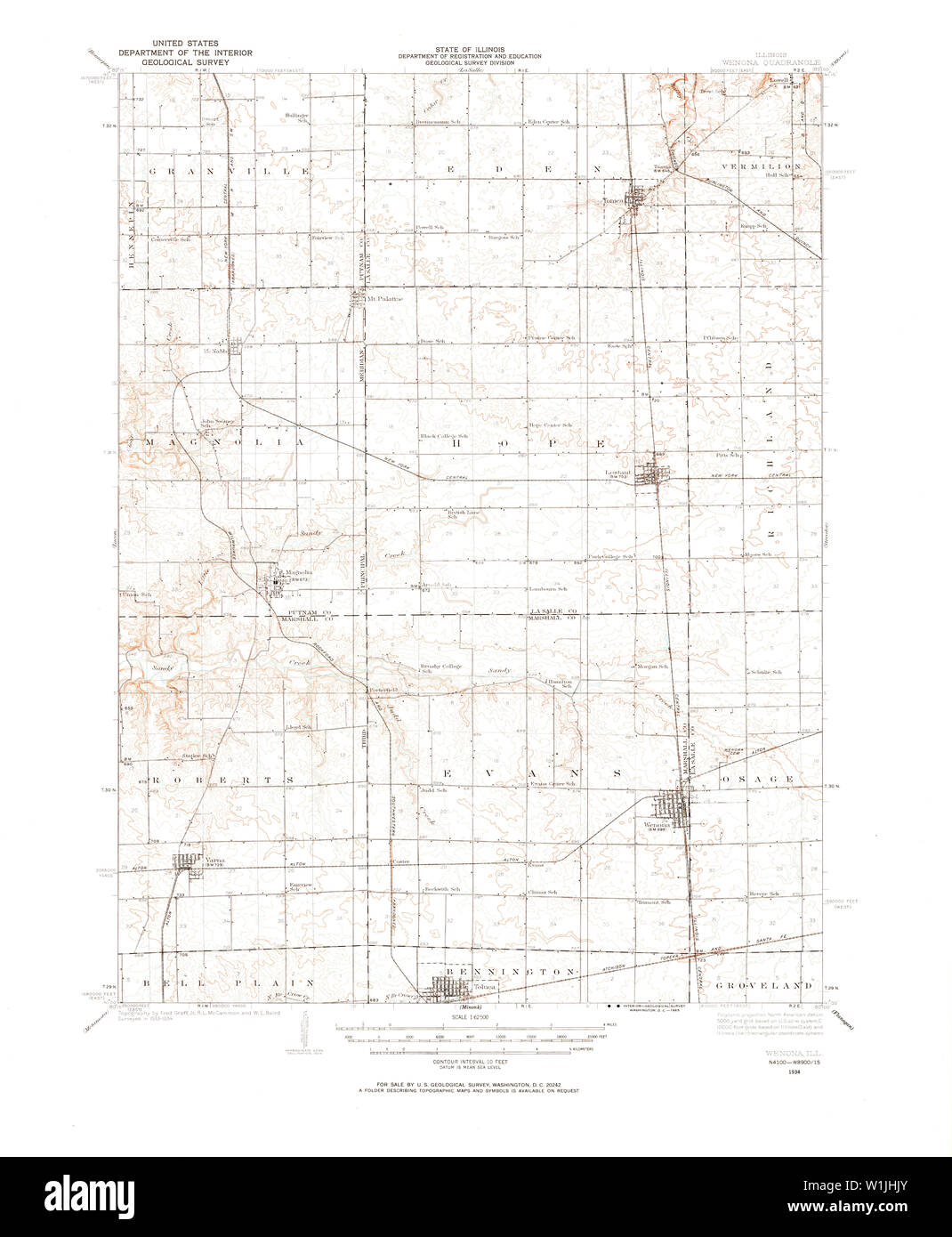 Map of wenona hires stock photography and images Alamy